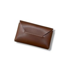 画像4: 10カラー国産ヌメ革/薄い名刺入れ/薄いカードケース (4)