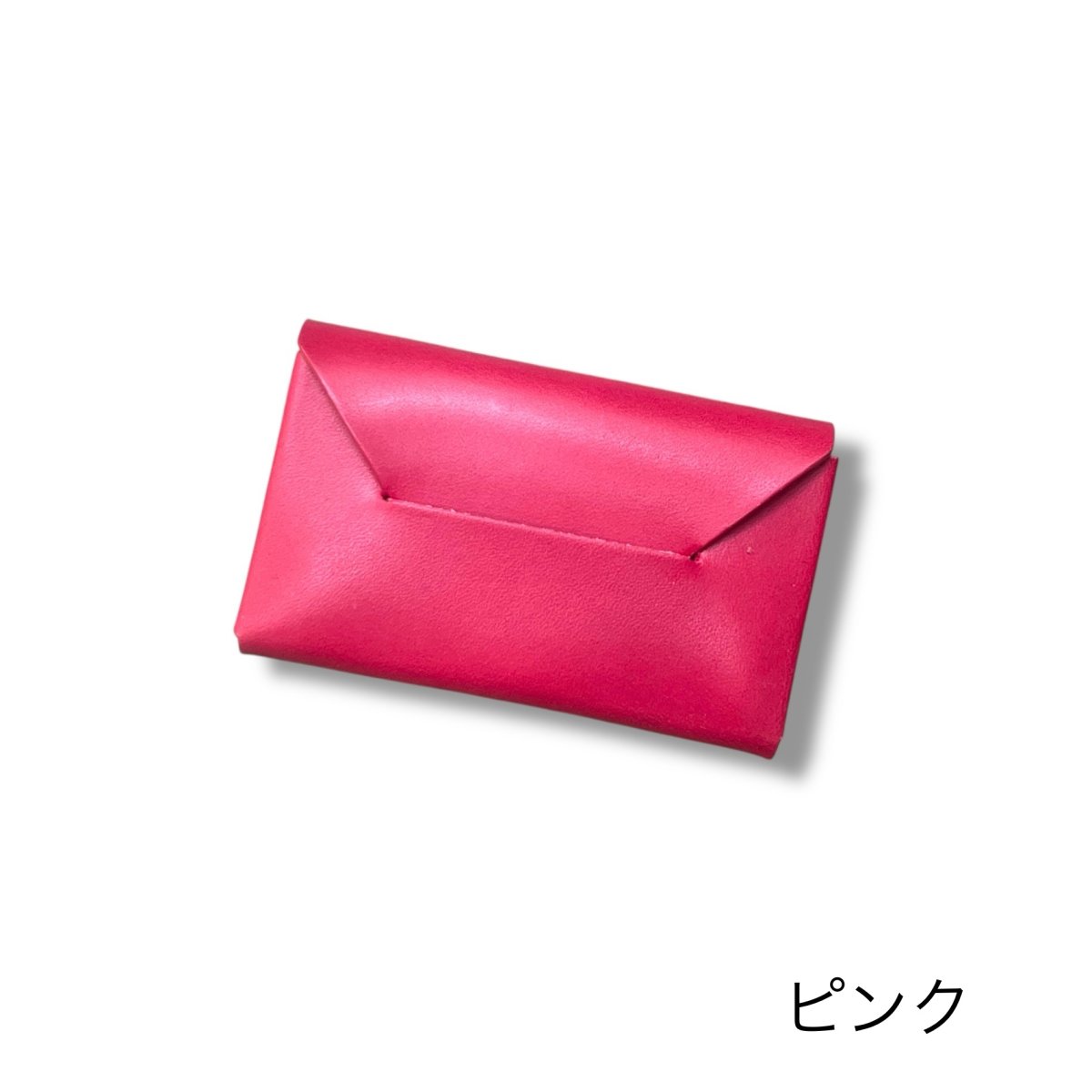 画像8: 10カラー国産ヌメ革/薄い名刺入れ/薄いカードケース (8)