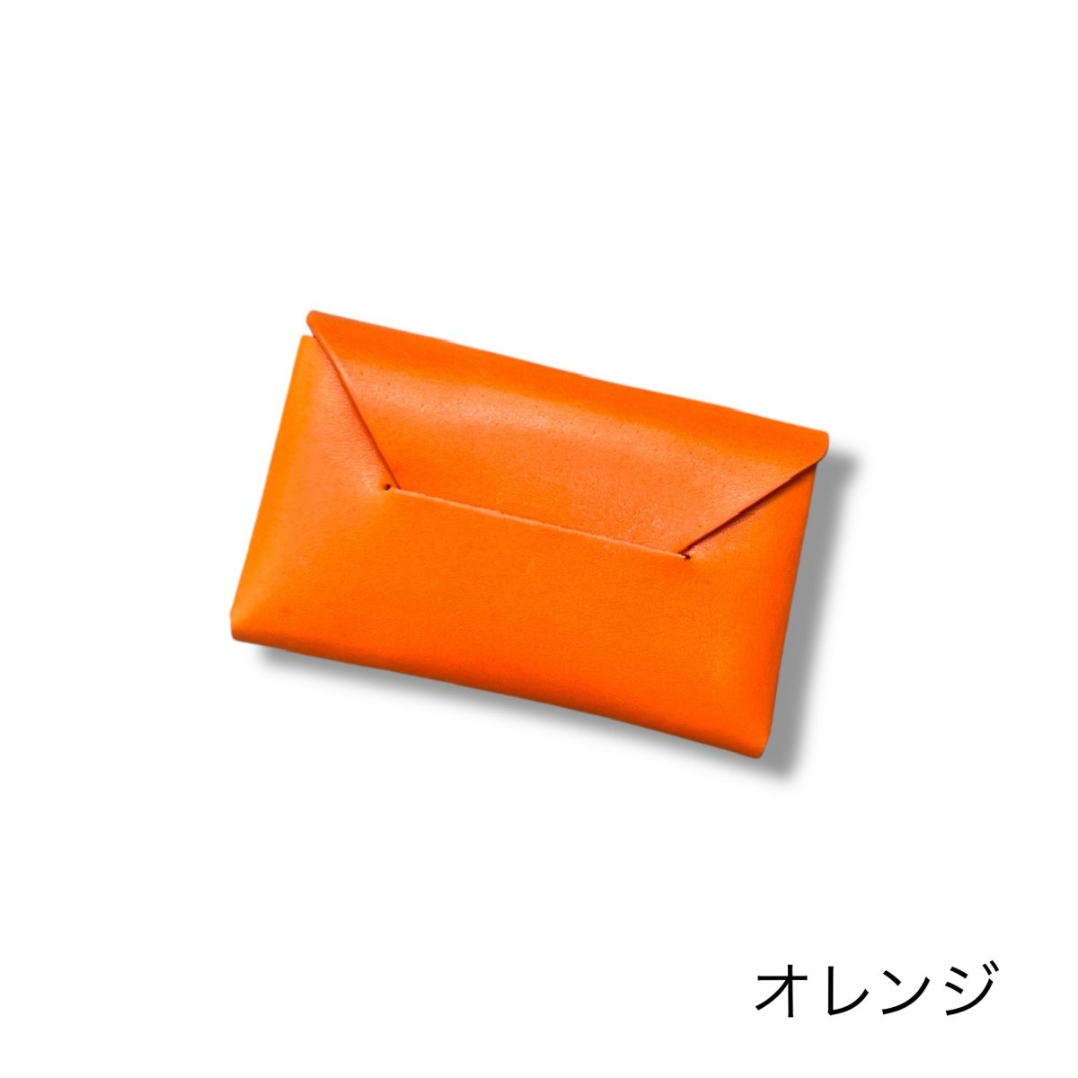 画像6: 10カラー国産ヌメ革/薄い名刺入れ/薄いカードケース (6)