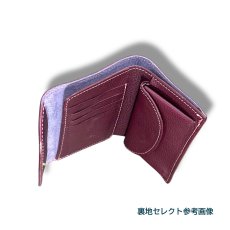 画像14: 12カラー/ミドルウォレット/イタリアンレザー/3つ折り財布（送料無料） (14)