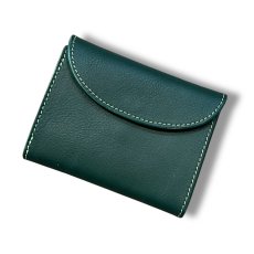 画像8: 12カラー/ミドルウォレット/イタリアンレザー/3つ折り財布（送料無料） (8)