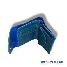 画像21: 12カラー/ミドルウォレット/イタリアンレザー/3つ折り財布（送料無料） (21)