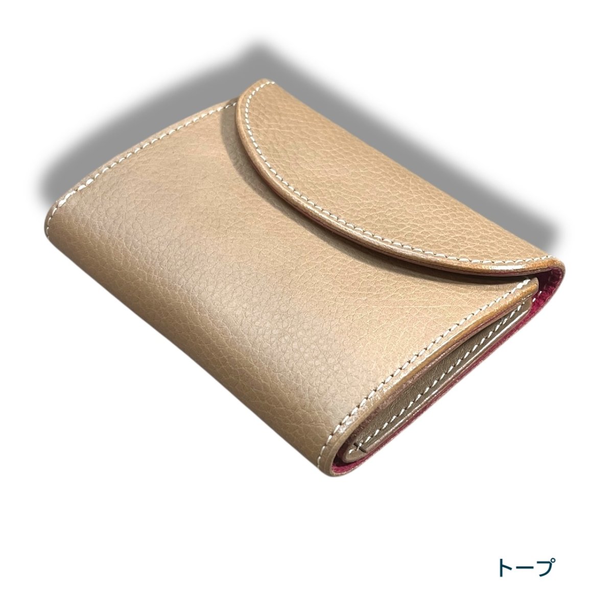 画像13: 12カラー/ミドルウォレット/イタリアンレザー/3つ折り財布(送料無料) (13)