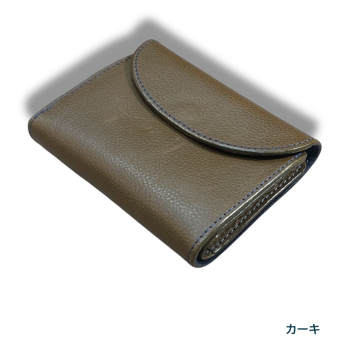 画像11: 12カラー/ミドルウォレット/イタリアンレザー/3つ折り財布(送料無料) (11)