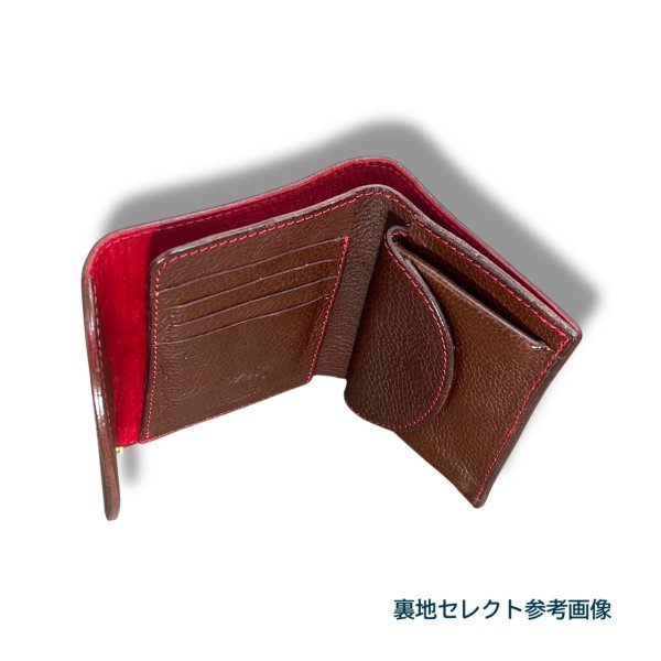 12カラー/ミドルウォレット/イタリアンレザー/3つ折り財布（送料無料）