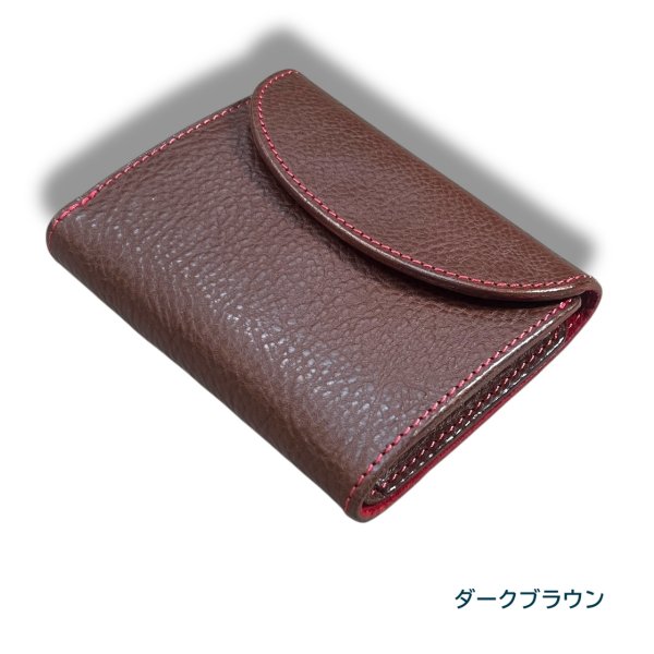 12カラー/ミドルウォレット/イタリアンレザー/3つ折り財布（送料無料）