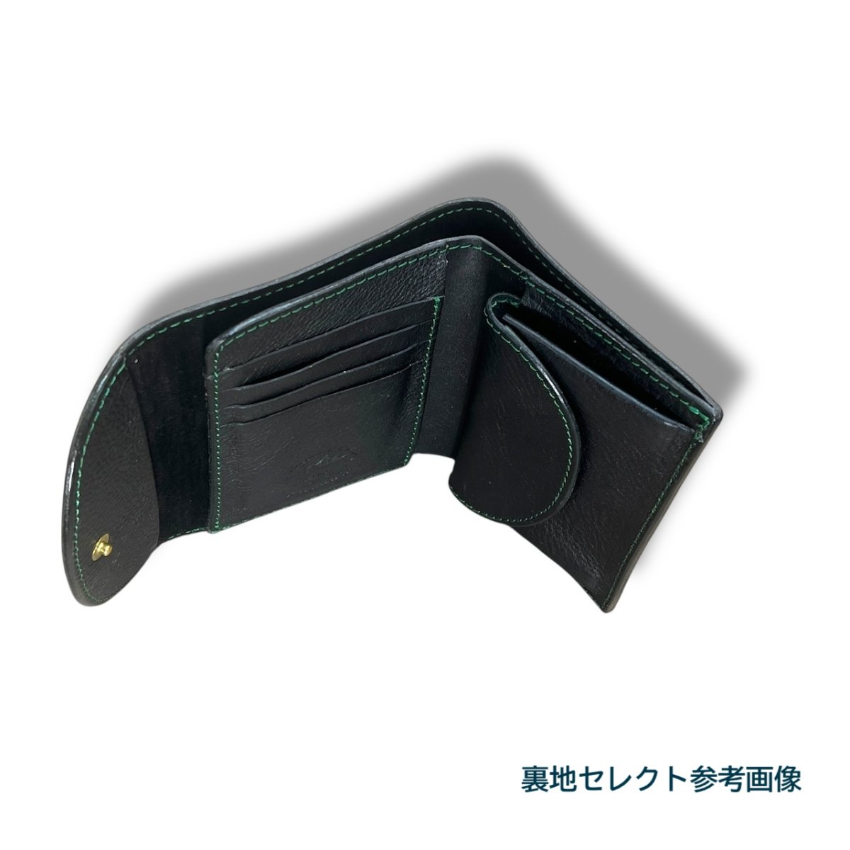 画像18: 12カラー/ミドルウォレット/イタリアンレザー/3つ折り財布(送料無料) (18)