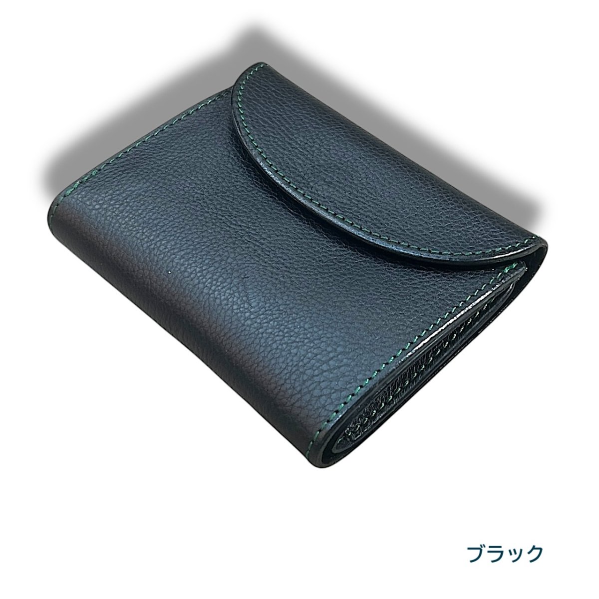 画像6: 12カラー/ミドルウォレット/イタリアンレザー/3つ折り財布(送料無料) (6)