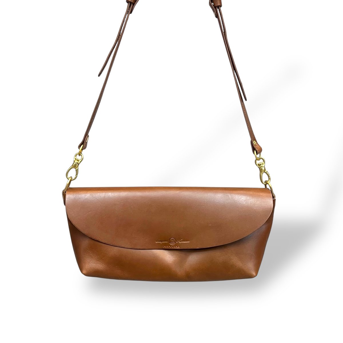 画像6: 3カラー/栃木オイルプルアップレザー/コンダクターズポーチ/ロング/（送料無料） (6)