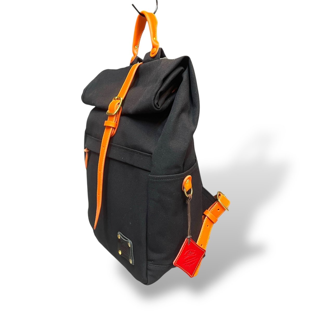 画像6: 4カラー/カラーカスタマイズ/レザーパーツキャンバスリュック /（送料無料）  (6)