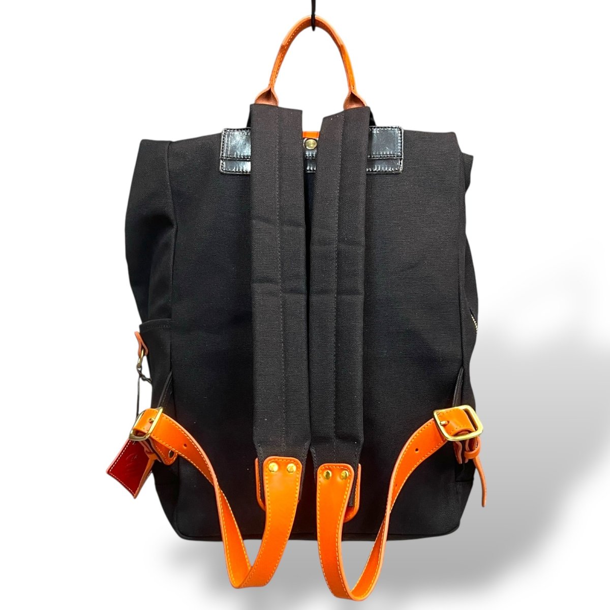 画像7: 4カラー/カラーカスタマイズ/レザーパーツキャンバスリュック /（送料無料）  (7)