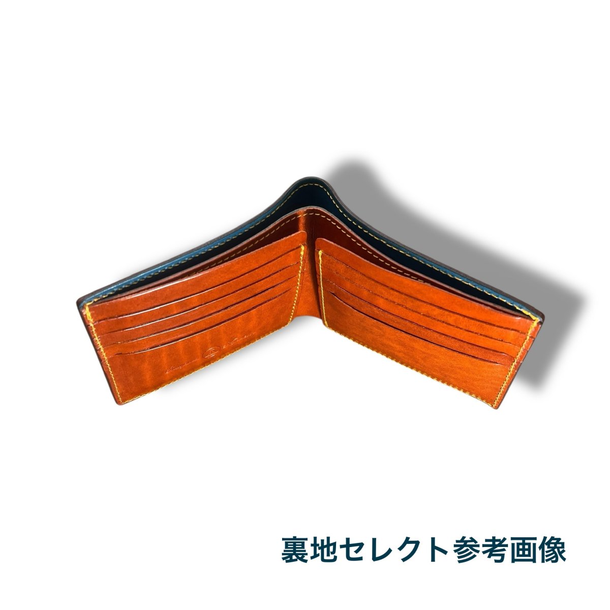 画像21: Luxe Custom Order Ｗallet Ver.2   二つ折り札入れ 薄型スリム カスタムカラー オーダーメイド ユニセックス（送料無料） (21)