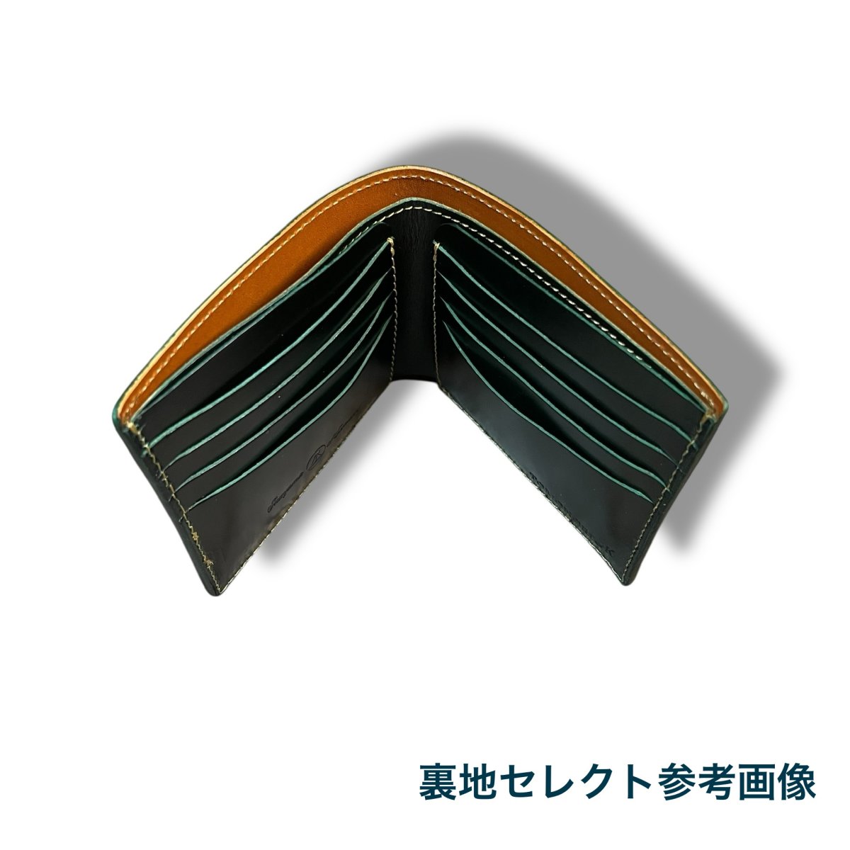 画像15: Luxe Custom Order Ｗallet Ver.2   二つ折り札入れ 薄型スリム カスタムカラー オーダーメイド ユニセックス（送料無料） (15)