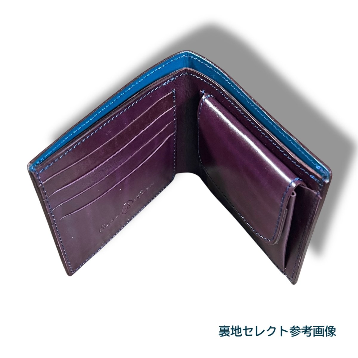画像13: Luxe Custom Order Wallet   二つ折り財布 薄型スリム カスタムカラー オーダーメイド ユニセックス(送料無料) (13)