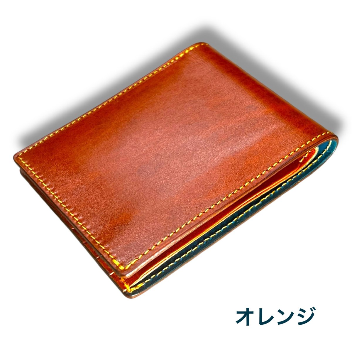 画像11: Luxe Custom Order Ｗallet Ver.2   二つ折り札入れ 薄型スリム カスタムカラー オーダーメイド ユニセックス（送料無料） (11)