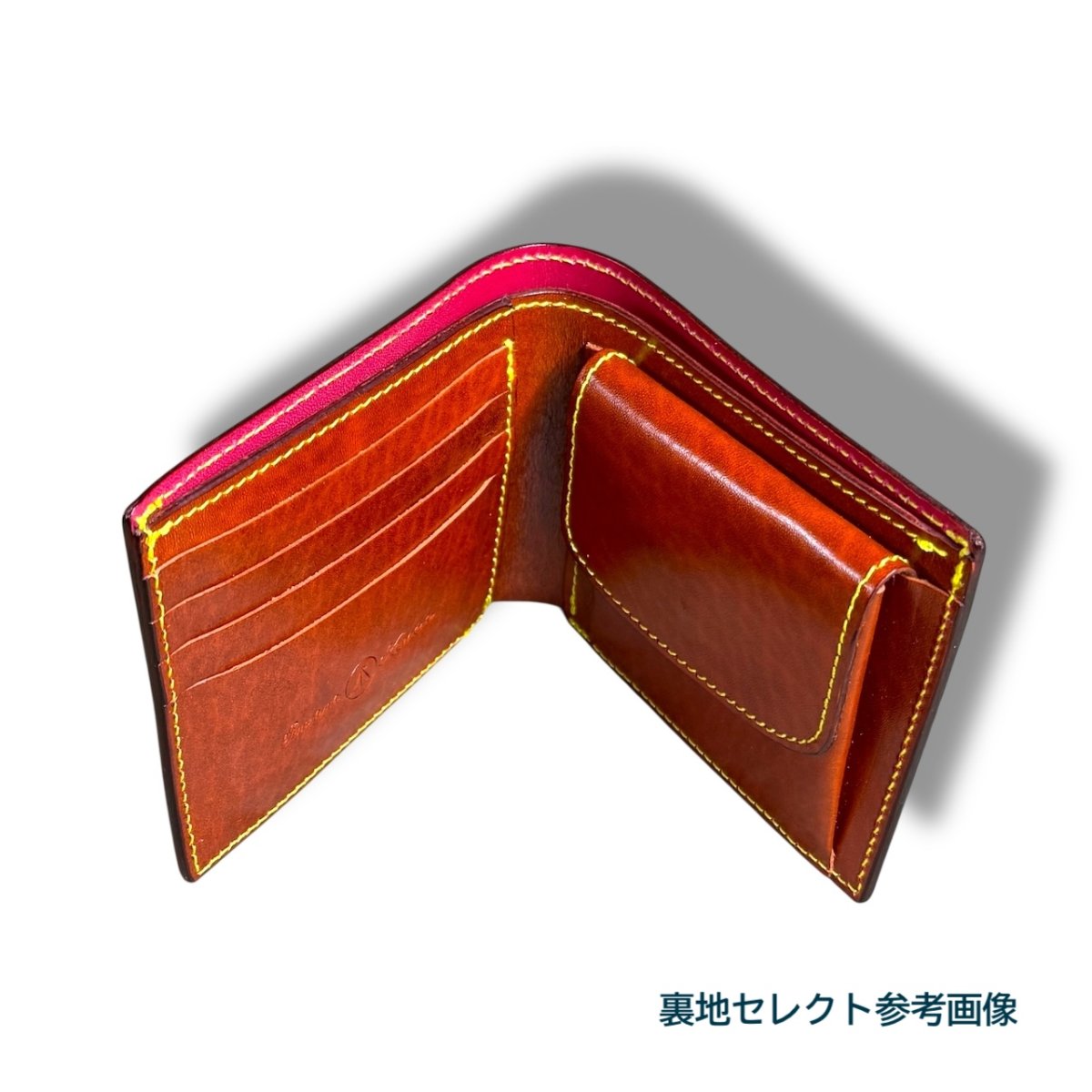 画像12: Luxe Custom Order Wallet   二つ折り財布 薄型スリム カスタムカラー オーダーメイド ユニセックス(送料無料) (12)