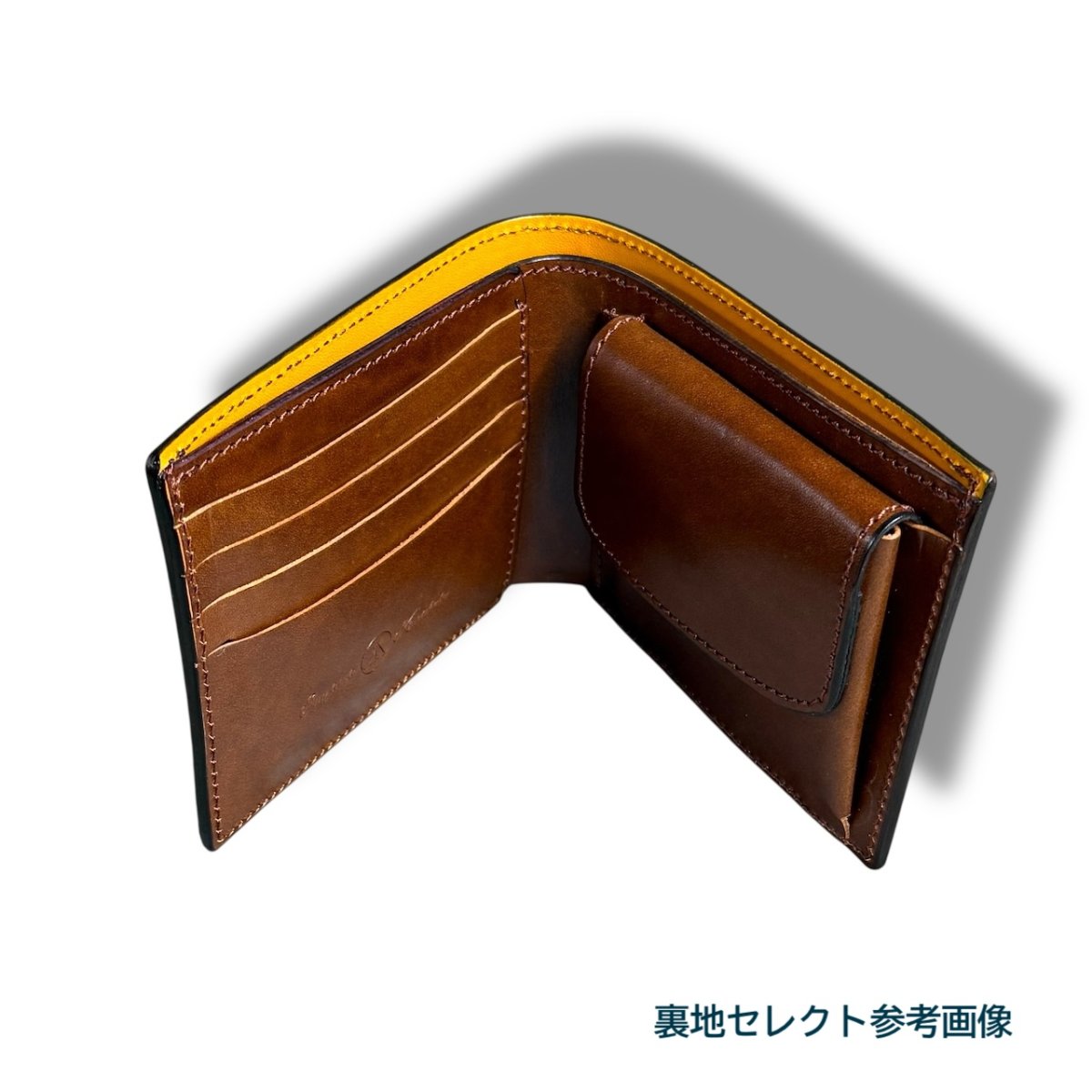 画像14: Luxe Custom Order Wallet   二つ折り財布 薄型スリム カスタムカラー オーダーメイド ユニセックス(送料無料) (14)