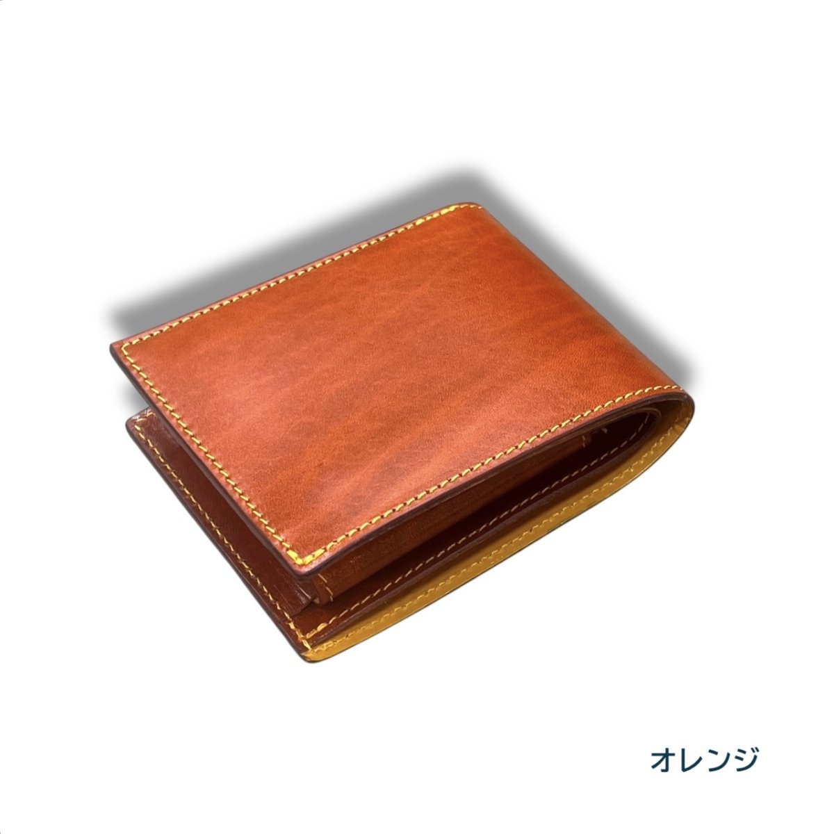 画像2: Luxe Custom Order Wallet   二つ折り財布 薄型スリム カスタムカラー オーダーメイド ユニセックス(送料無料) (2)