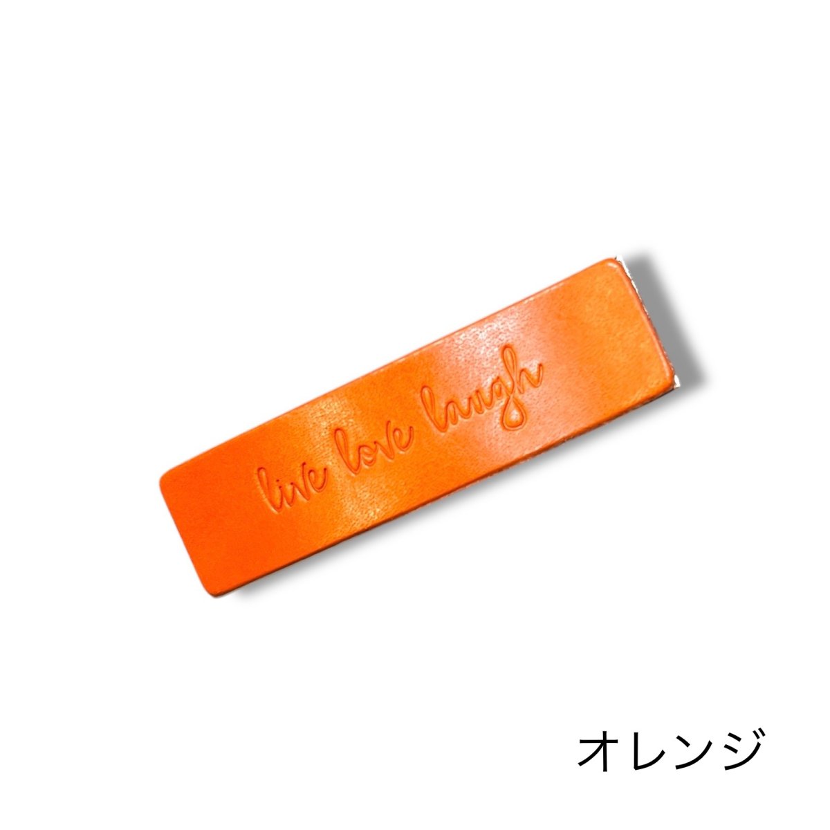 画像7: 10カラー国産ヌメ革/革のヘアクリップ (7)