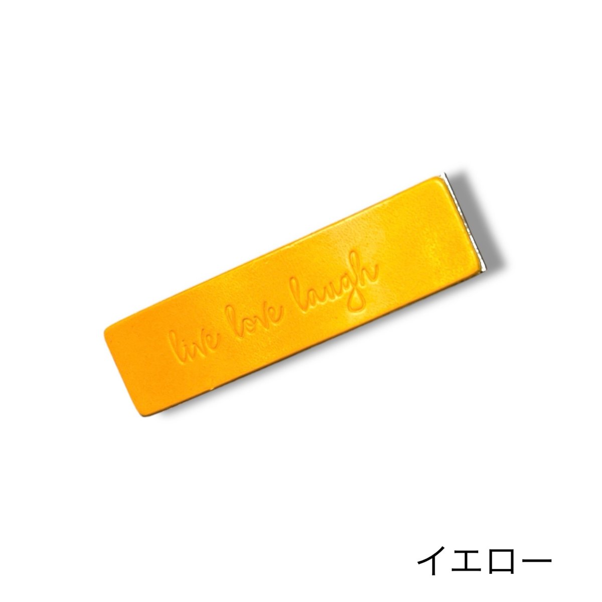 画像4: 10カラー国産ヌメ革/革のヘアクリップ (4)