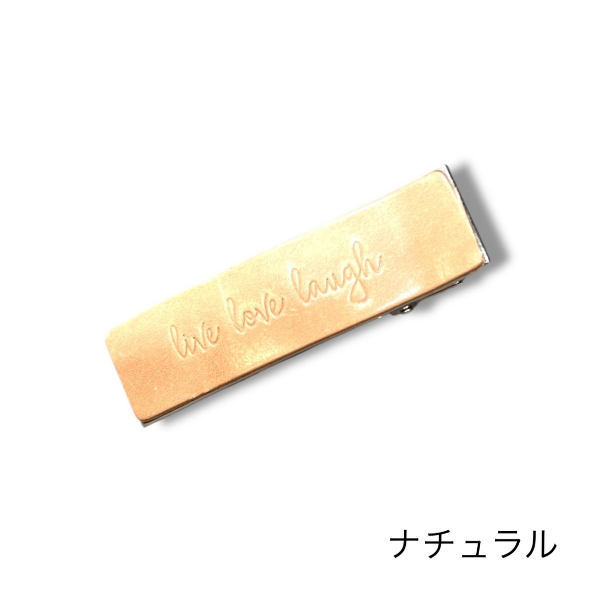 画像8: 10カラー国産ヌメ革/革のヘアクリップ (8)