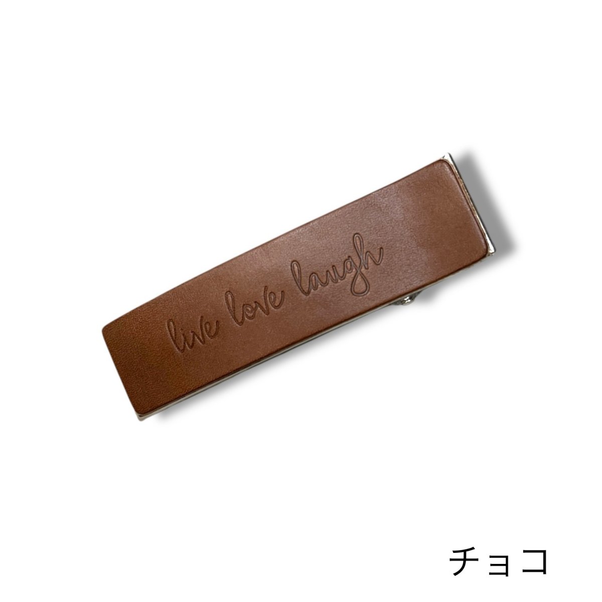 画像9: 10カラー国産ヌメ革/革のヘアクリップ (9)