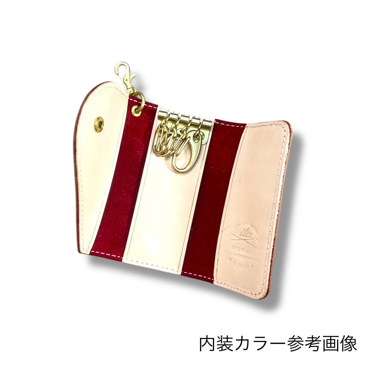 画像16: 10カラー国産ヌメ革/カラーカスタマイズ/レザーキーケース/外付けスマートキー (16)