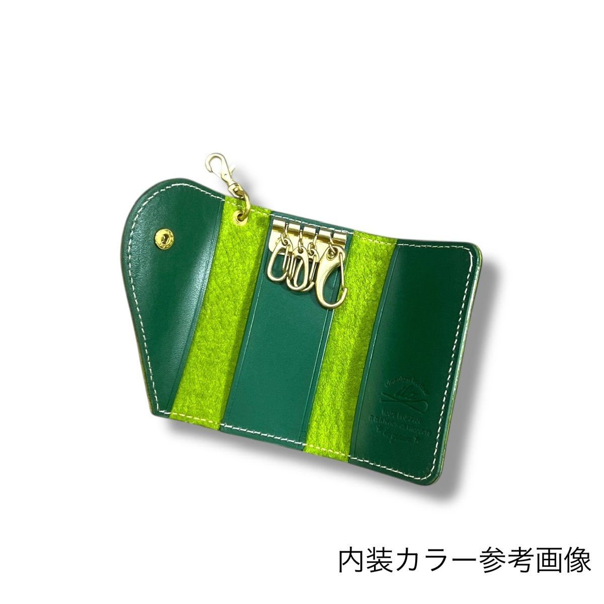 画像13: 10カラー国産ヌメ革/カラーカスタマイズ/レザーキーケース/外付けスマートキー (13)