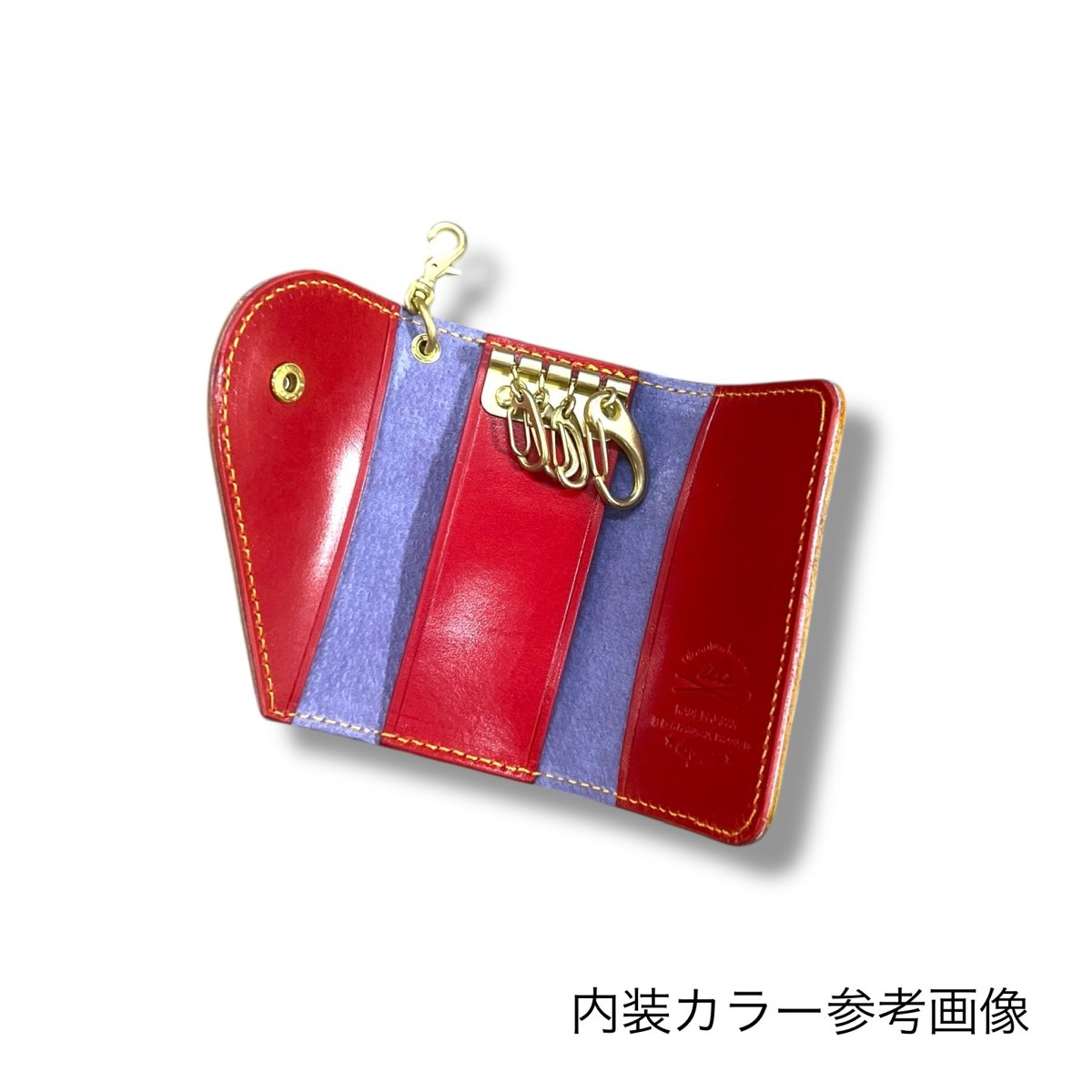 画像14: 10カラー国産ヌメ革/カラーカスタマイズ/レザーキーケース/外付けスマートキー (14)