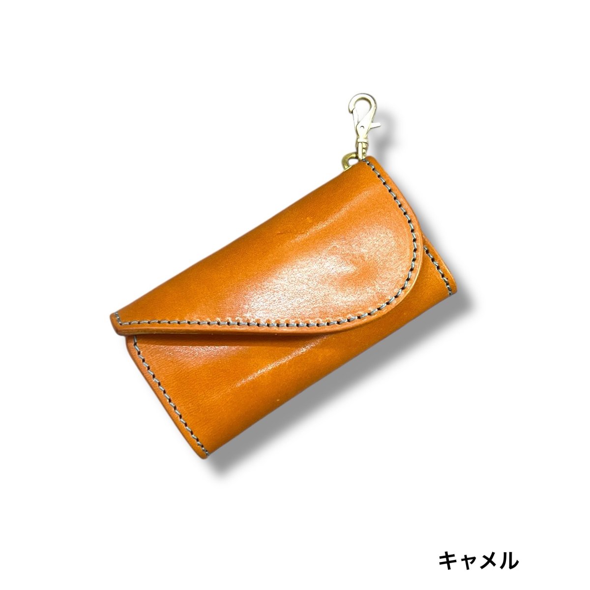 画像9: 10カラー国産ヌメ革/カラーカスタマイズ/レザーキーケース/外付けスマートキー (9)