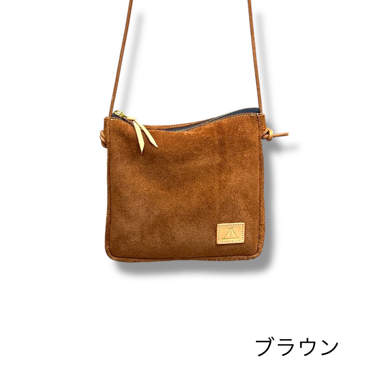 画像5: 8カラー国産ベロア革/テールポシェットSサイズ (5)