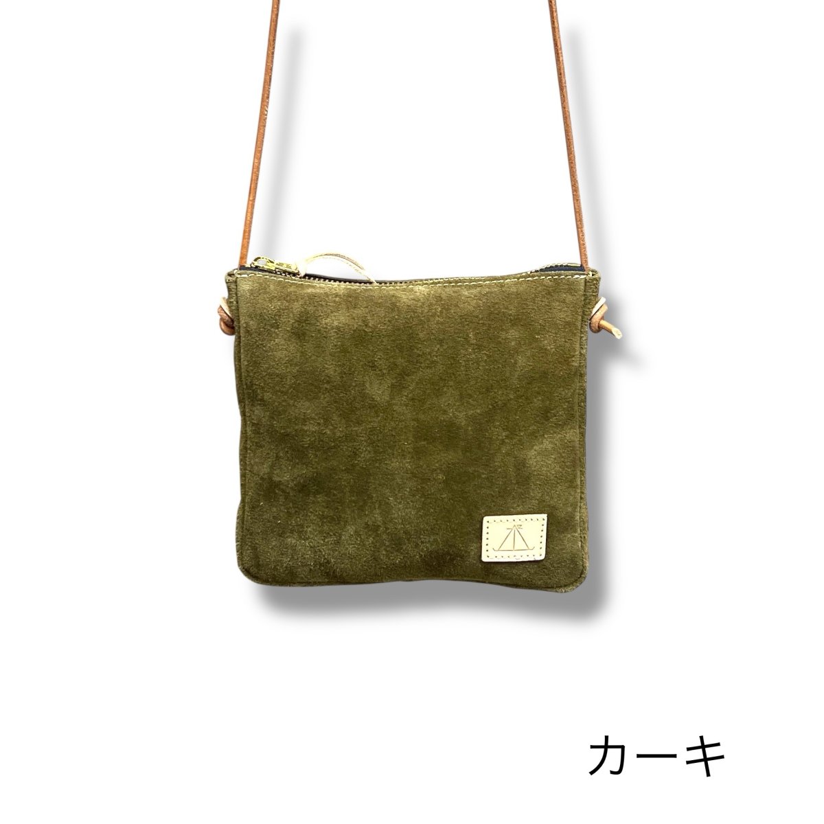 画像6: 8カラー国産ベロア革/テールポシェットSサイズ (6)