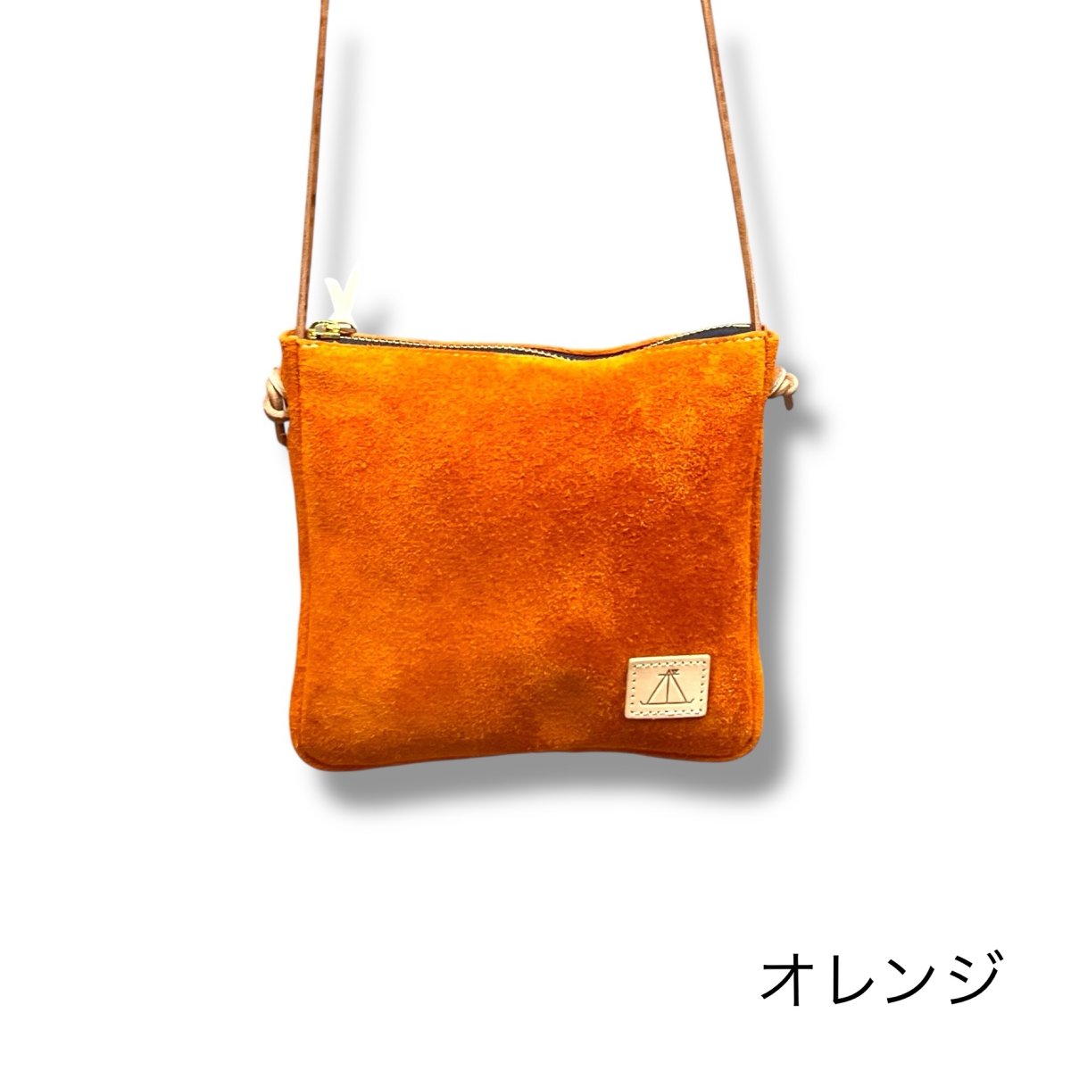 画像7: 8カラー国産ベロア革/テールポシェットSサイズ (7)