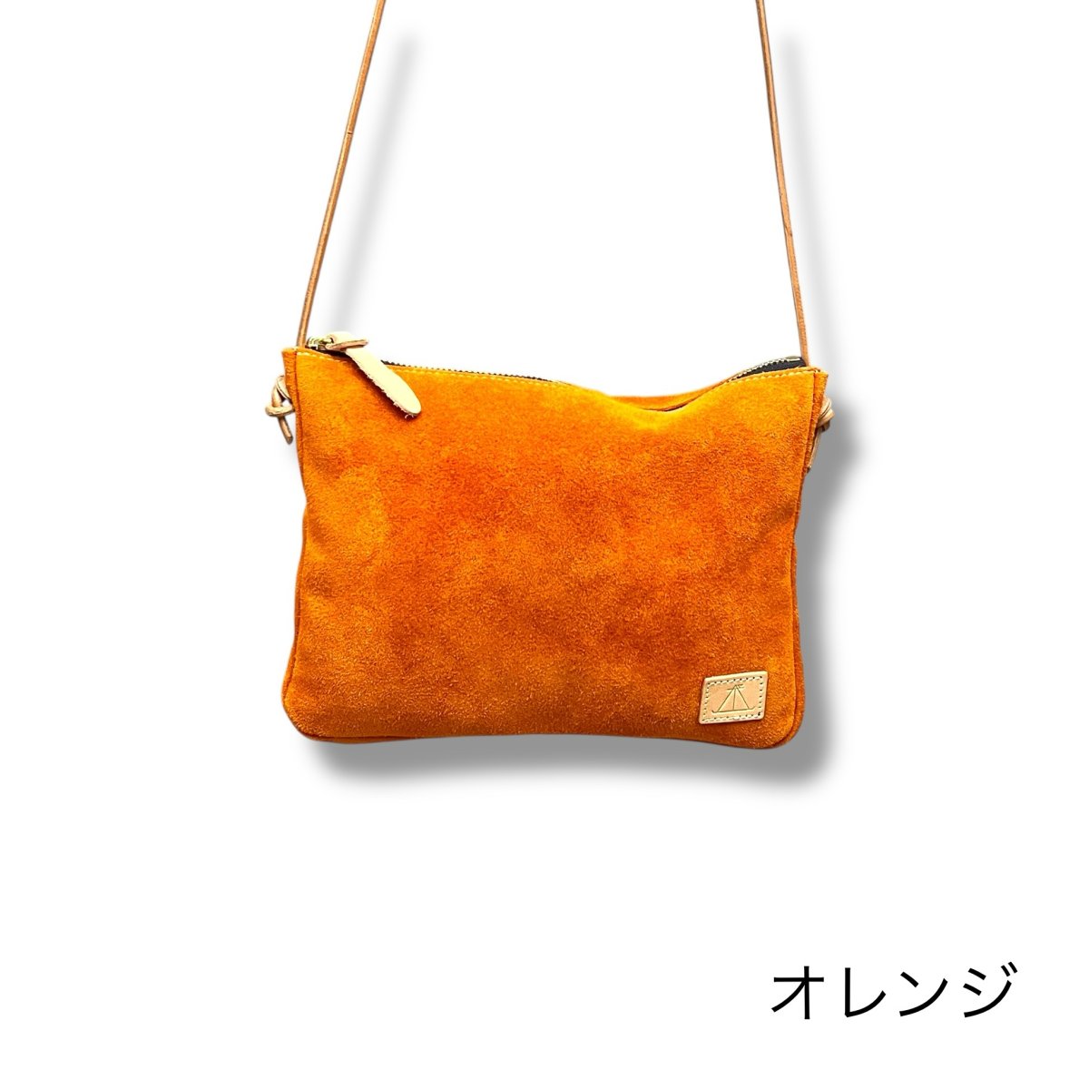 画像10: 8カラー国産ベロア革/テールポシェットMサイズ (10)