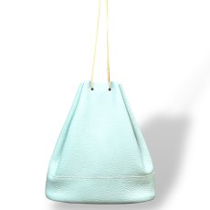 画像4: ４カラー/ヴィンテージカラーレザー巾着バッグ/革巾着バッグ (4)