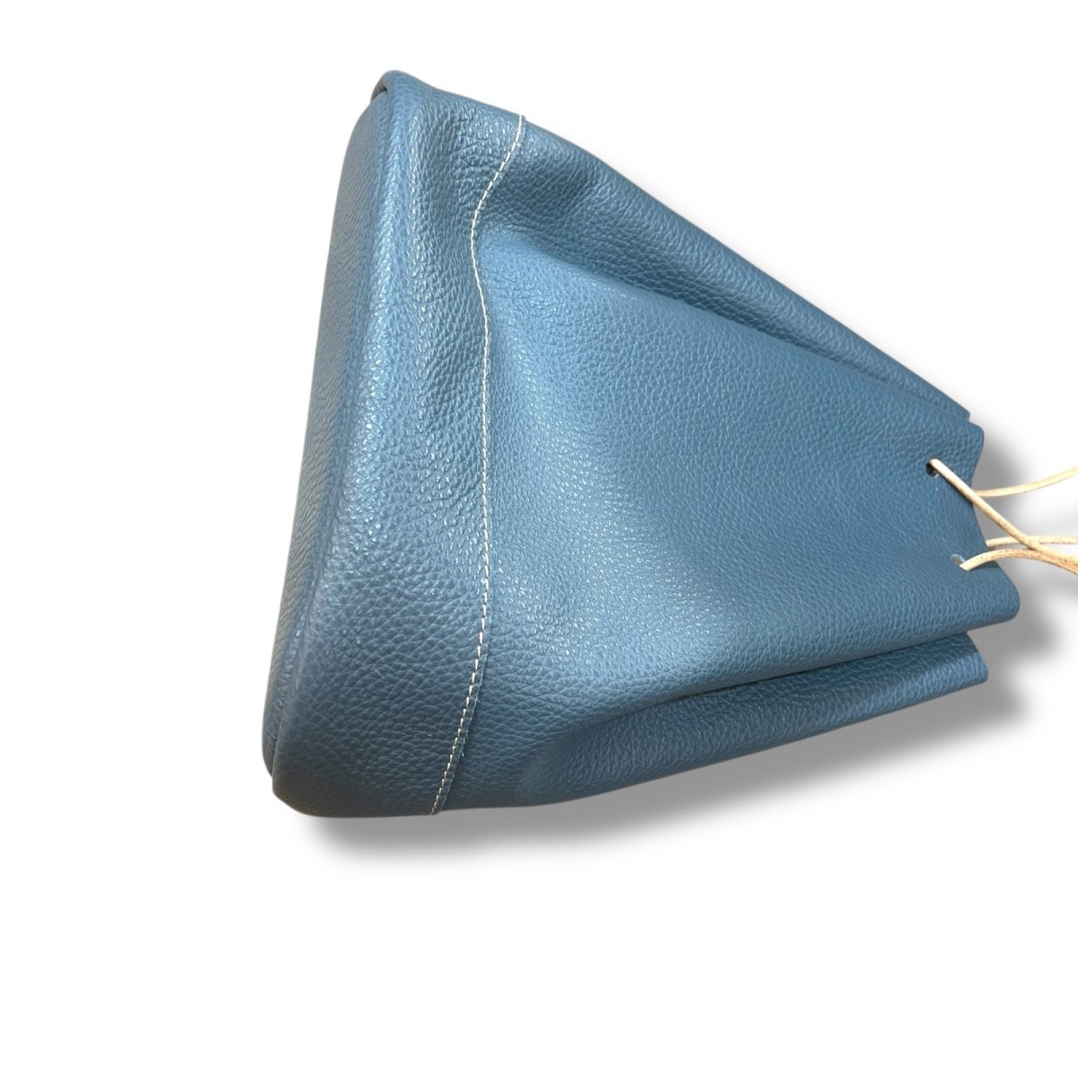 画像17: ４カラー/ヴィンテージカラーレザー巾着バッグ/革巾着バッグ (17)