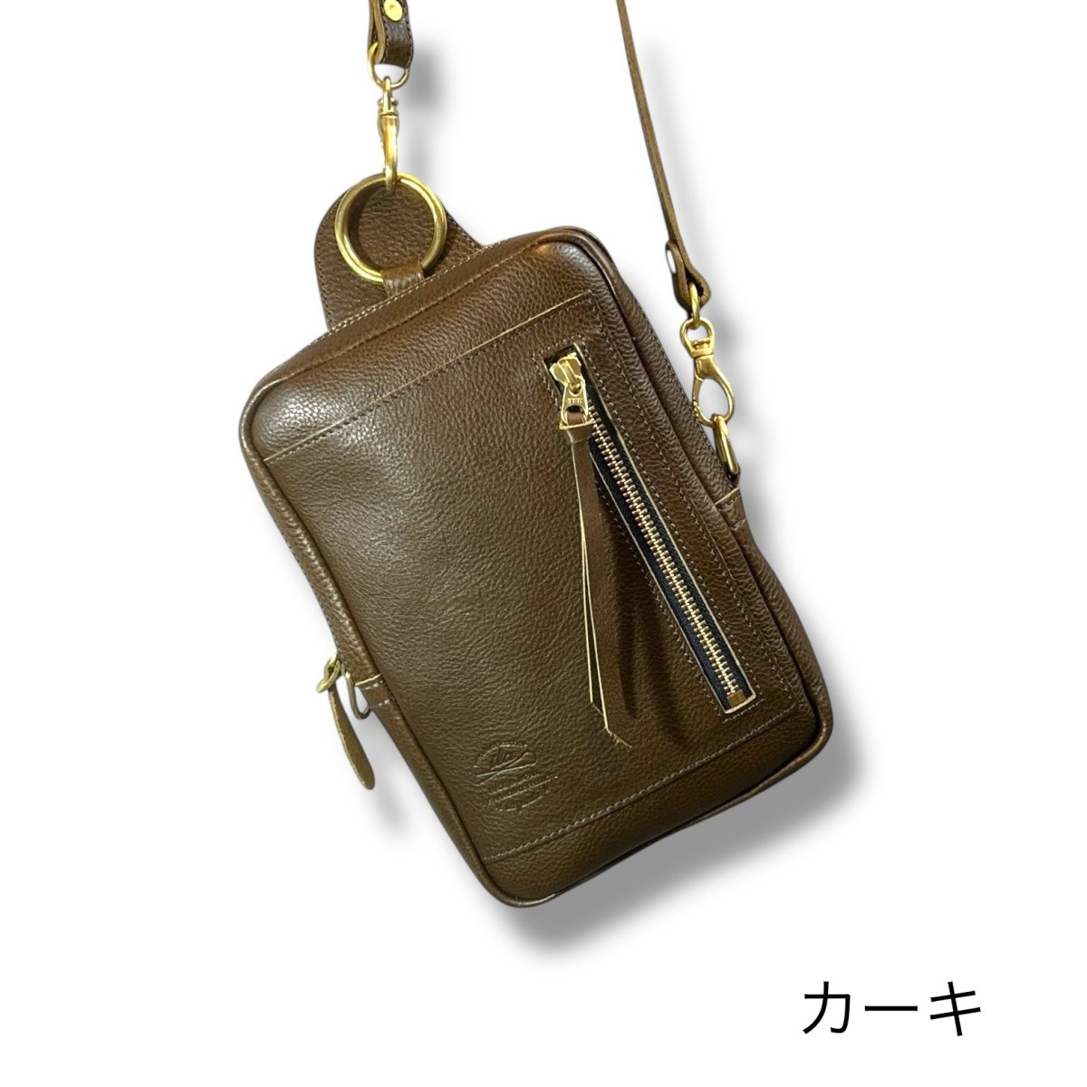 画像10: 12カラー/3wayユニセックスレザーボディバッグ/ レザーショルダーバッグ/オーダーメイド (10)