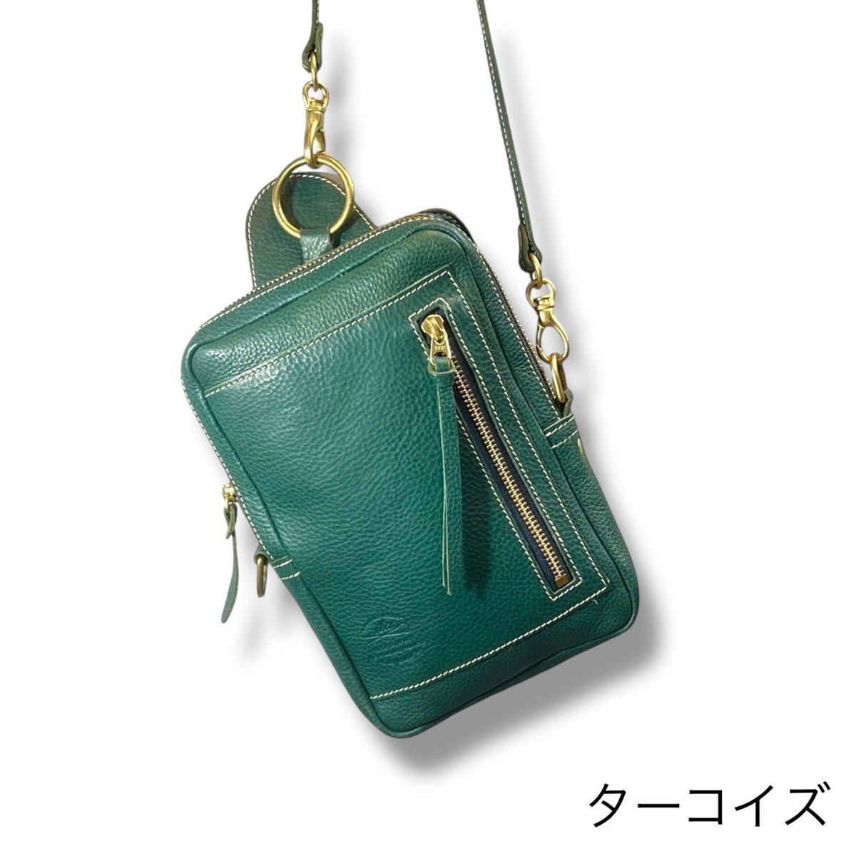 画像12: 12カラー/3wayユニセックスレザーボディバッグ/ レザーショルダーバッグ/オーダーメイド (12)