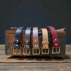 画像1: Heritage Raw 30 /ヘリテージロウ30mm幅ベルト/栃木レザー/オイルプルアップ/メンズ/レディース (1)