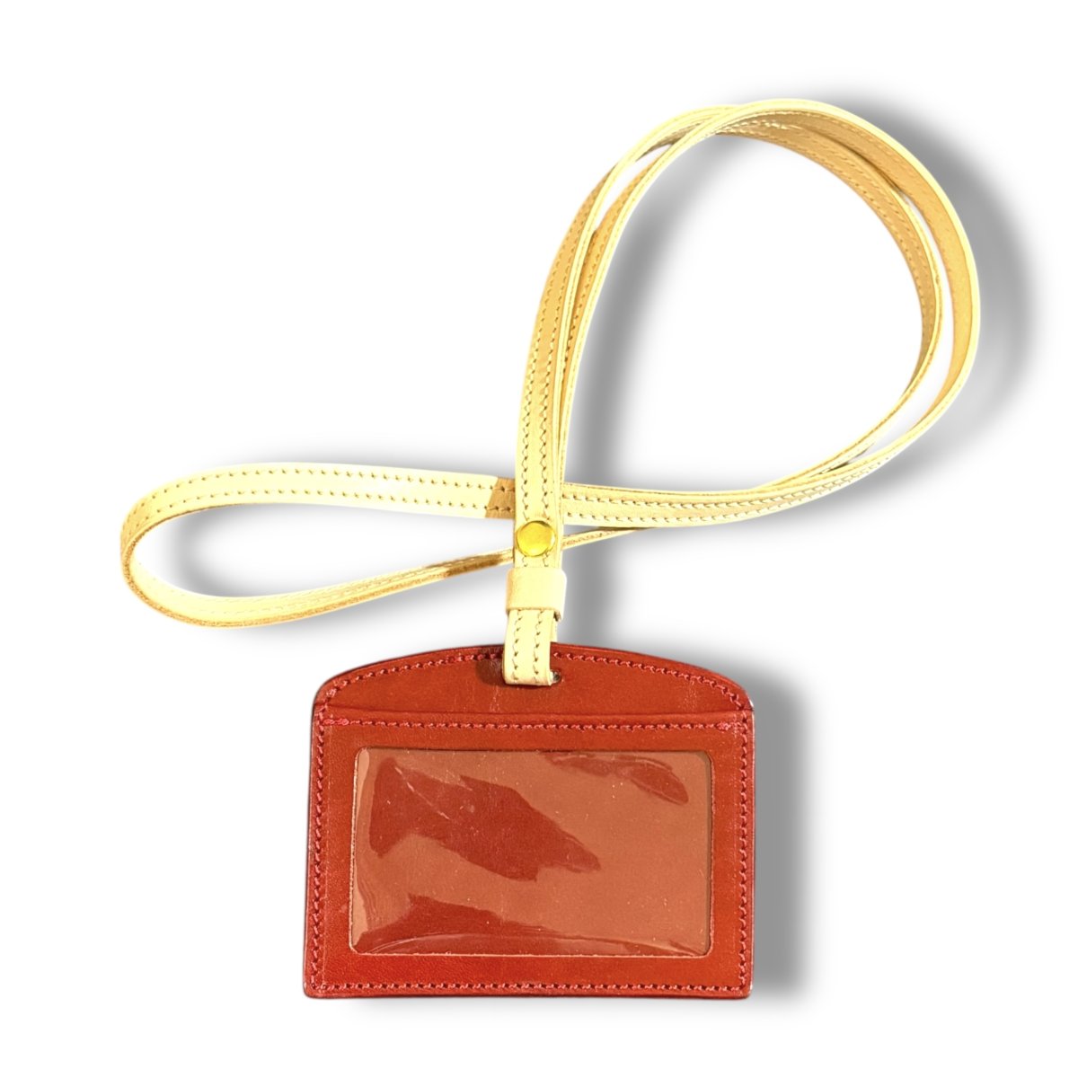 画像14: 10カラーベルギー産ルガトショルダー/レザーIDカードホルダーSE (14)