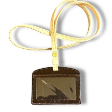 画像8: 10カラーベルギー産ルガトショルダー/レザーIDカードホルダーSE (8)