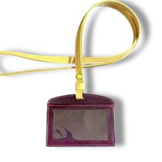 画像16: 10カラーベルギー産ルガトショルダー/レザーIDカードホルダーSE (16)