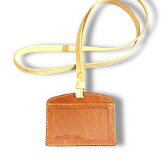画像13: 10カラーベルギー産ルガトショルダー/レザーIDカードホルダーSE (13)