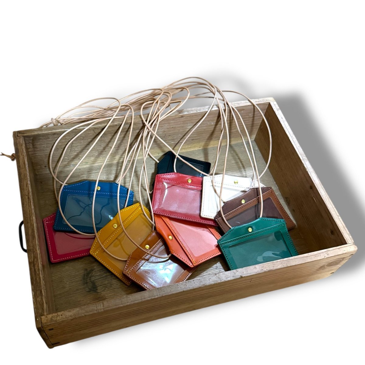 画像2: レザーIDカードホルダー (2)