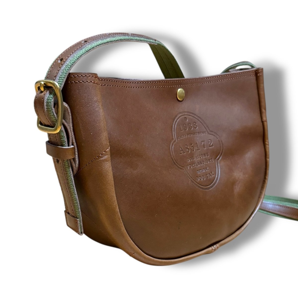 画像18: Dog License Classic Military Heritage Mini Crossbody Bag ミリタリーヘリテージショルダーバッグ 栃木レザー (18)