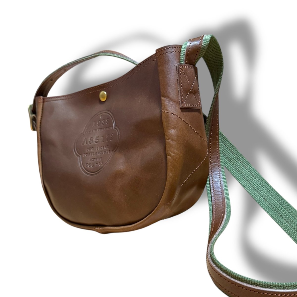 画像17: Dog License Classic Military Heritage Mini Crossbody Bag ミリタリーヘリテージショルダーバッグ 栃木レザー (17)