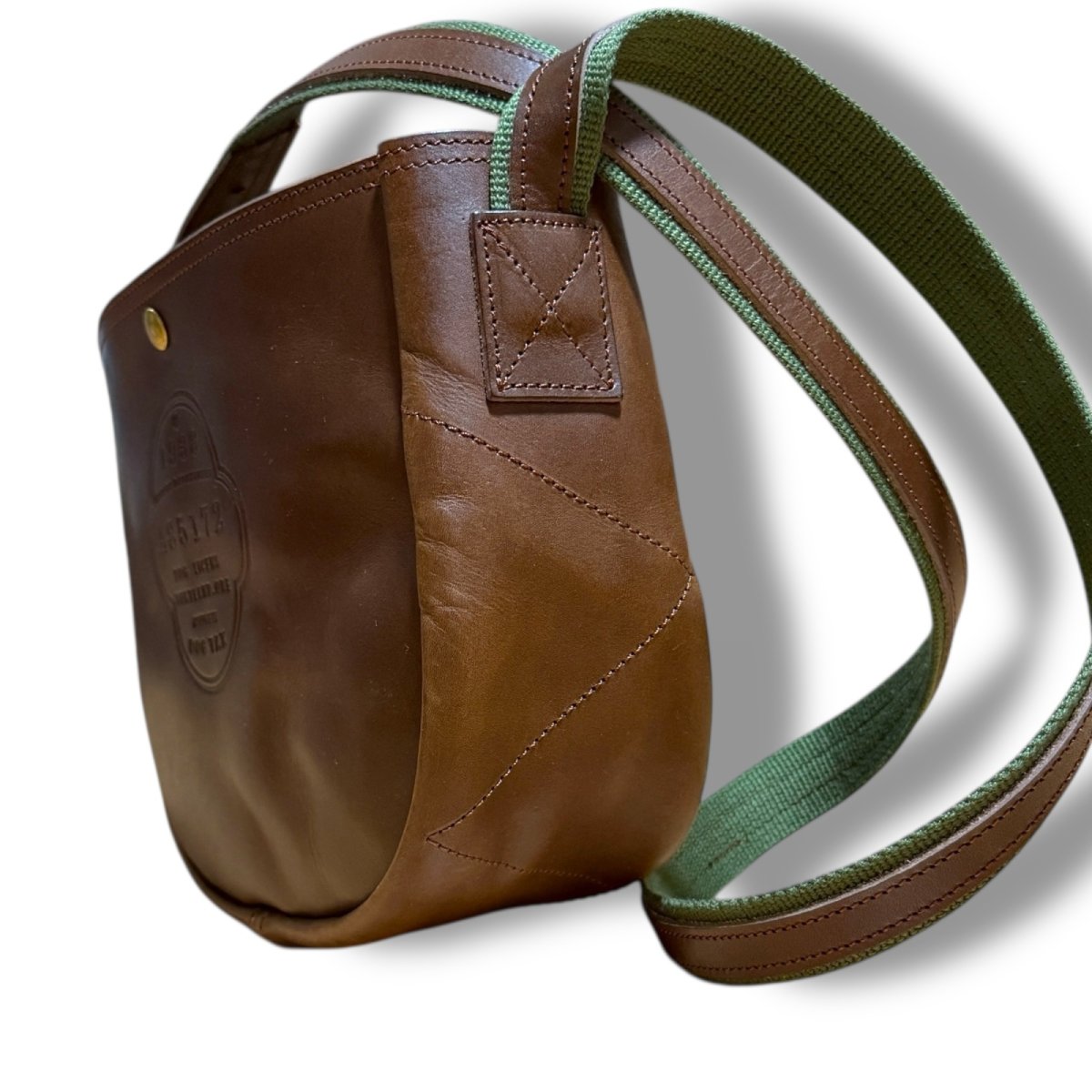 画像13: Dog License Classic Military Heritage Mini Crossbody Bag ミリタリーヘリテージショルダーバッグ 栃木レザー (13)