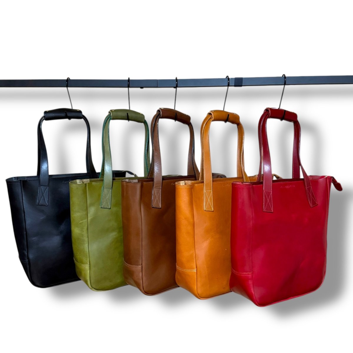 画像2: 5カラー/栃木オイルレザーOld Heritage Totebag（送料無料） (2)