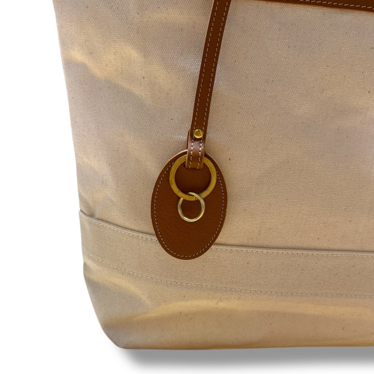 画像21: アーミーダックトラディショナルトート（アイボリー）選べるレザーハンドル１２色 (21)