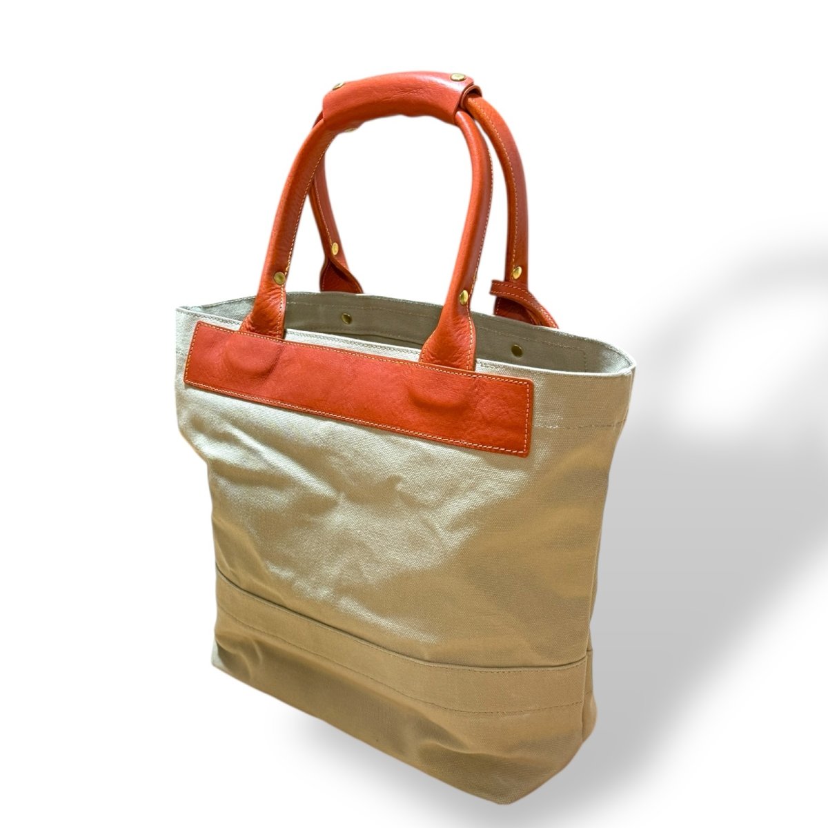 画像26: アーミーダックトラディショナルトート（サンドベージュ）選べるレザーハンドル１２色 (26)